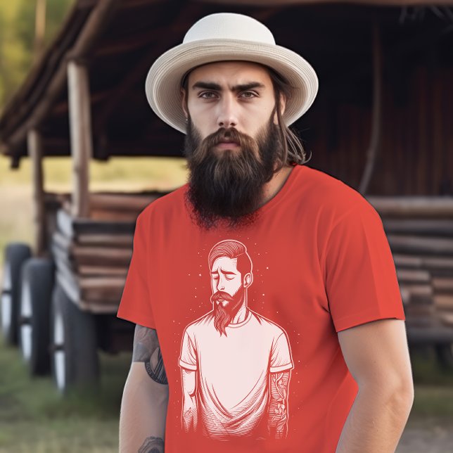 Solemn Hipster T-Shirt (Creator Uploaded)