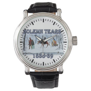 Solemn Tears depicts the Cherokee Trail of Tears Watch