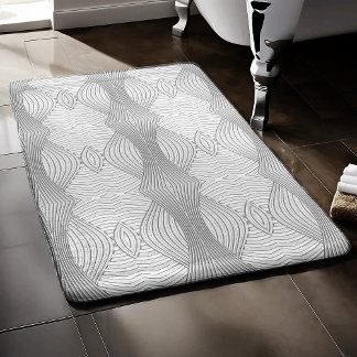 Solemnidad Black Spiegels  Bath Mat