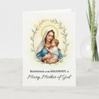 Solemnity of Mary Mother of God Feast Day Blessing