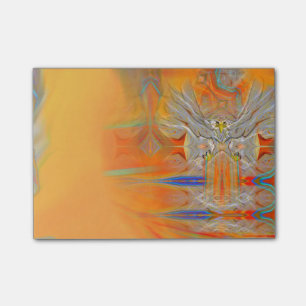 Solemnly Eagle Upswing Towards Rising Sun Post-it Notes