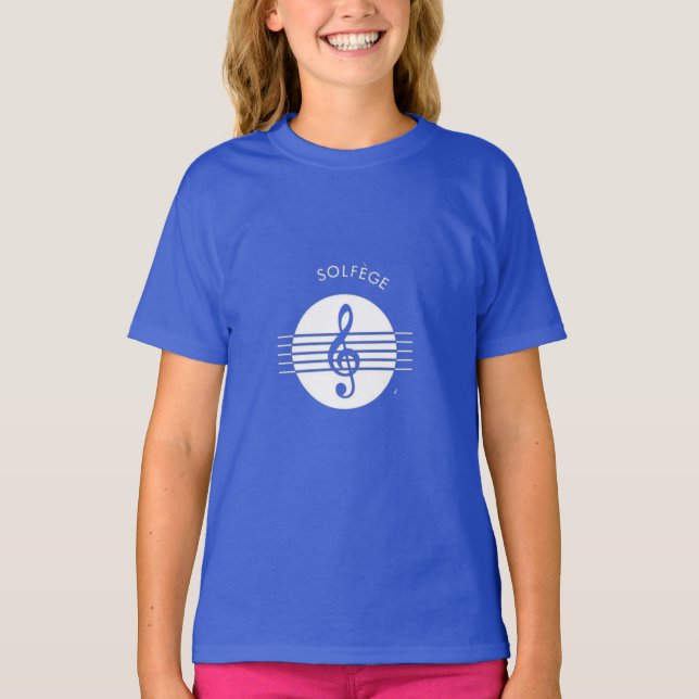 Solfege Music Symbol T-Shirt (Front)