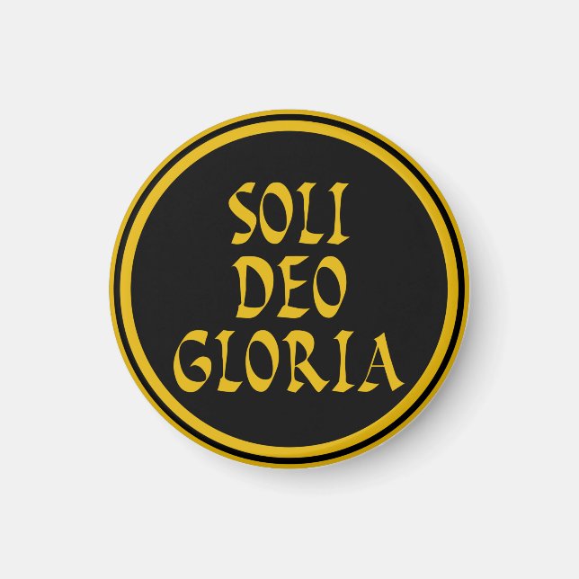 Soli Deo Gloria Magnet (Front)