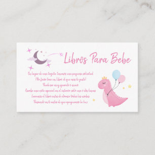 Solicitud De Libros Para Bebe, Book Request Enclosure Card