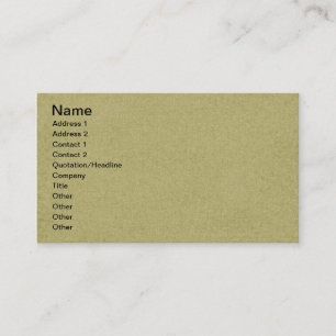 SOLID08 SOLID TAN GREENISH NEUTRAL COLOR TEMPLATE BUSINESS CARD