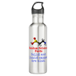 Solid and Liquid Oxygen - Science Fact 710 Ml Water Bottle