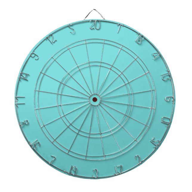 Solid Aquamarine Dartboard (Front)
