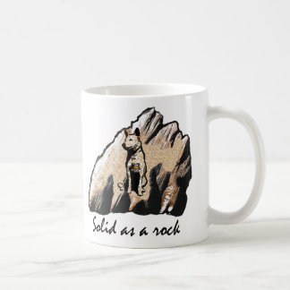 Solid as a Rock Left Handed Coffee Mug