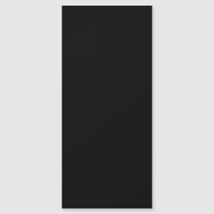 Solid Black 4x9 Magnetic Business Card