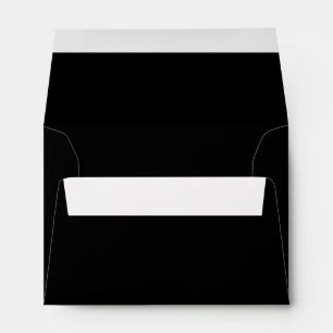 Solid Black A6 4x6 Blank Envelopes