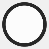 Solid black border blank
