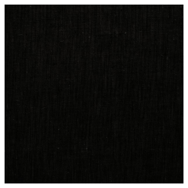 Solid black modern practical colour for sewing fabric (Swatch)