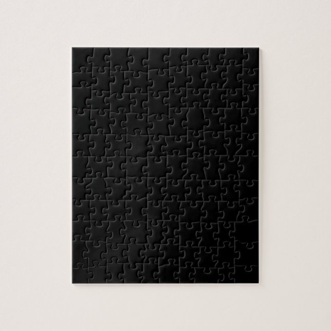SOLID BLACK (total colour coloration, dude!) ~ Jigsaw Puzzle (Vertical)