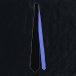 Solid Black with Periwinkle Neck Tie<br><div class="desc">Here is a cool black tie with a surprise pop of colour on the back.

Designed in beautiful Washington state,  USA,  by an independent freelance artist (Whoopsidoodle) for your enjoyment.</div>