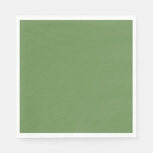 Solid Boston fern rustic green Napkin