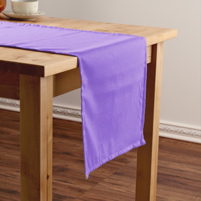Solid Bright Lavender Purple Table Runner (In Situ)