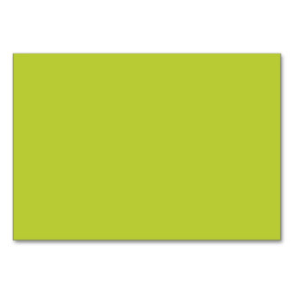 Solid Bright Lime colour Table Number
