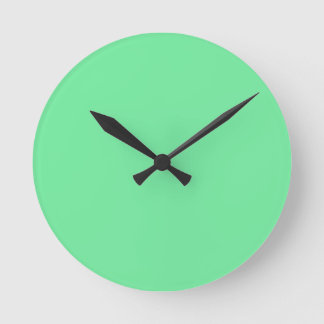 Solid Bright Lime Green Wall Clock