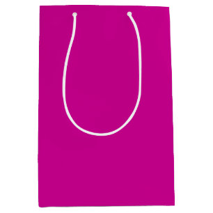 Solid Bright Magenta Medium Gift Bag