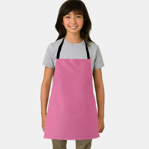 Solid Bright Rose Pink Apron