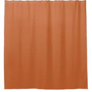 Solid bronze brown shower curtain