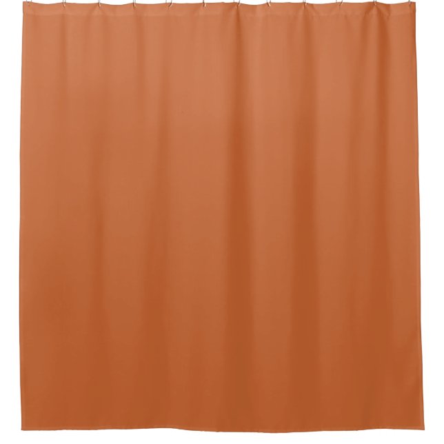 Solid bronze brown shower curtain (Front)