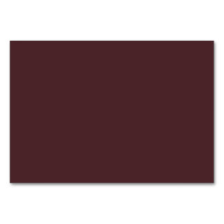 Solid Burgundy Red colour Table Number
