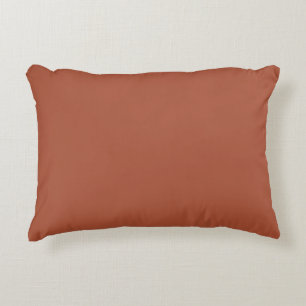 Solid Burnt Orange  Decorative Cushion