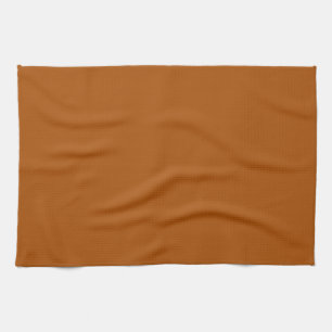 Solid Burnt Orange Kitchen Towel