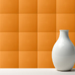 Solid Calendula orange Tile<br><div class="desc">Solid Calendula orange design.</div>