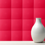 Solid carmine vivid red tile<br><div class="desc">Solid color carmine vivid red design.</div>