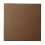 Solid Chocolate Brown Ceramic Tile 3<br><div class="desc">Ceramic Tile with a solid Chocolate Brown background ready for you to use as is or to customise with your own images or text.</div>