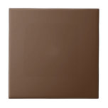 Solid Chocolate Brown Ceramic Tile 5<br><div class="desc">Ceramic Tile with a solid Chocolate Brown background ready for you to use as is or to customise with your own images or text.</div>