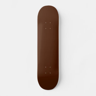 Solid Chocolate Brown Skateboard