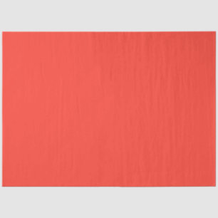 Solid cinnabar bright red tissue paper