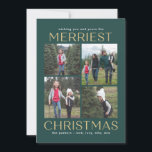Solid Clean Collage Editable Colour Christmas Card<br><div class="desc">Celebrate the season with this modern and stylish card from Berry Berry Sweet. Visit berryberrysweet.com for stylish stationery and personalised gifts!</div>
