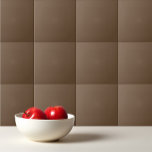 Solid cocoa brown tile<br><div class="desc">Solid cocoa brown design.</div>