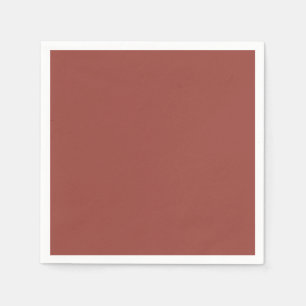 Solid Cognac Color Minimalist Plain Modern Napkin