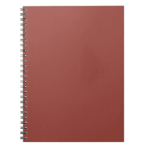 Solid Cognac Color Minimalist Plain Modern Notebook