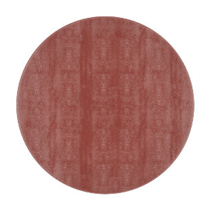 Solid Cognac Colour Minimalist Plain Modern Cutting Board