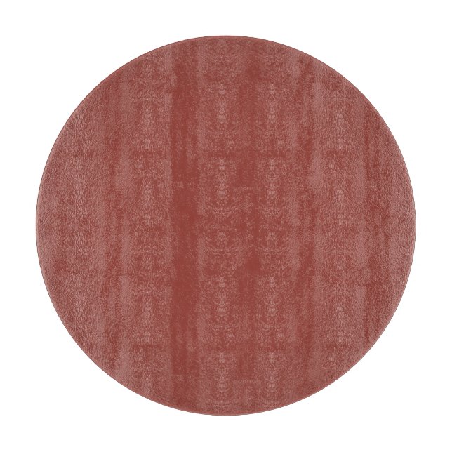 Solid Cognac Colour Minimalist Plain Modern Cutting Board (Front)
