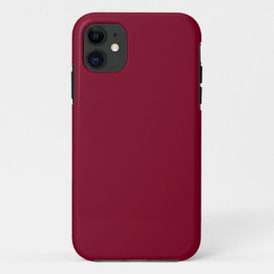 Solid color burgundy maroon Case-Mate iPhone case