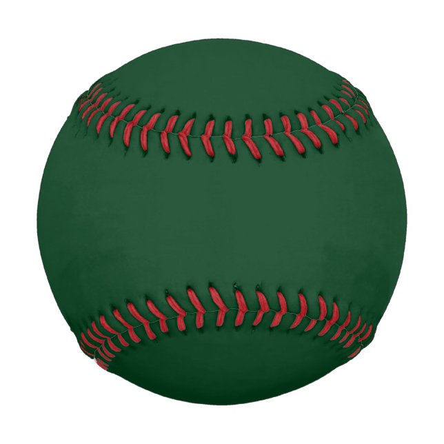Solid color dark green baseball (Front)