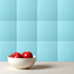 Solid color light soft aqua blue tile<br><div class="desc">Solid color light soft blue design.</div>