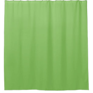 Solid color plain apple orchard pastel green shower curtain
