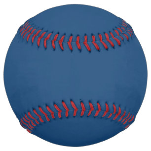 Solid color plain dark blue Winter night Skies Softball