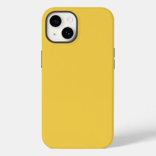 Solid color plain Marigold Yellow Case-Mate iPhone 14 Case