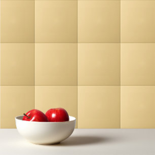 Solid color plain vintage pale yellow tile