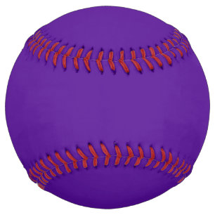 Solid color rich purple softball