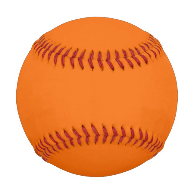 Solid color tiger orange baseball (Front)